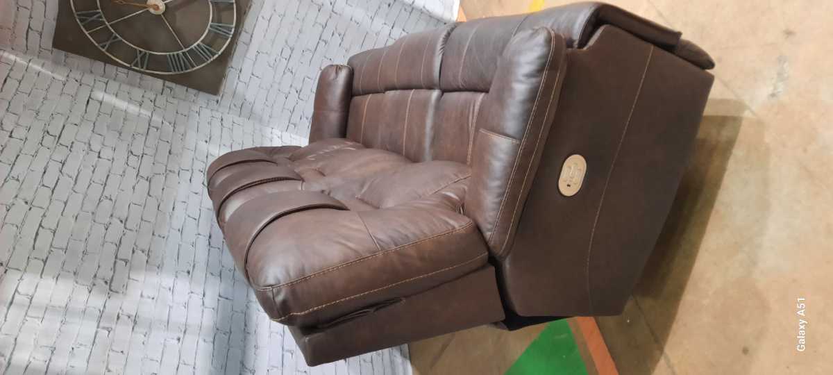 Wurstrow Power Reclining Sofa with Adjustable Headrest - Umber - Gallery Image 9